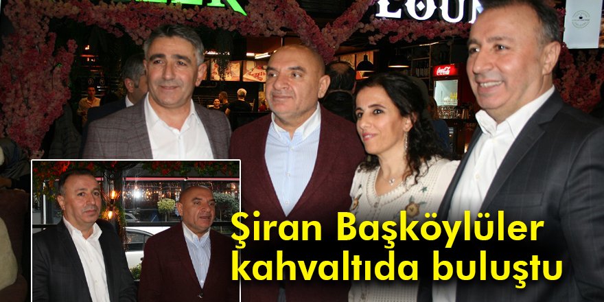 Şiran Başköylüler kahvaltıda buluştu