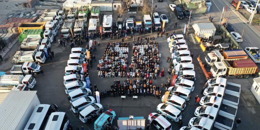 Darıca Belediyesi'nin filosuna 72 araç dahil oldu