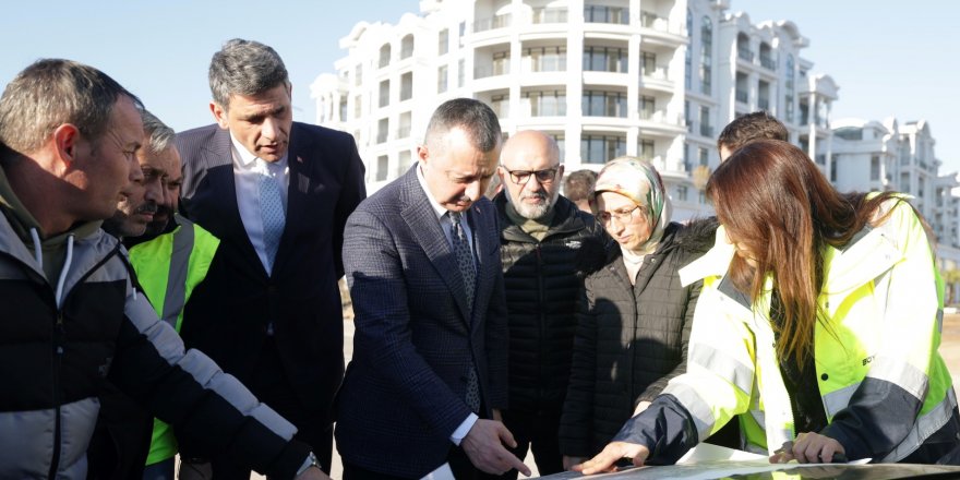 Başkanlar, incelemelerde bulundu