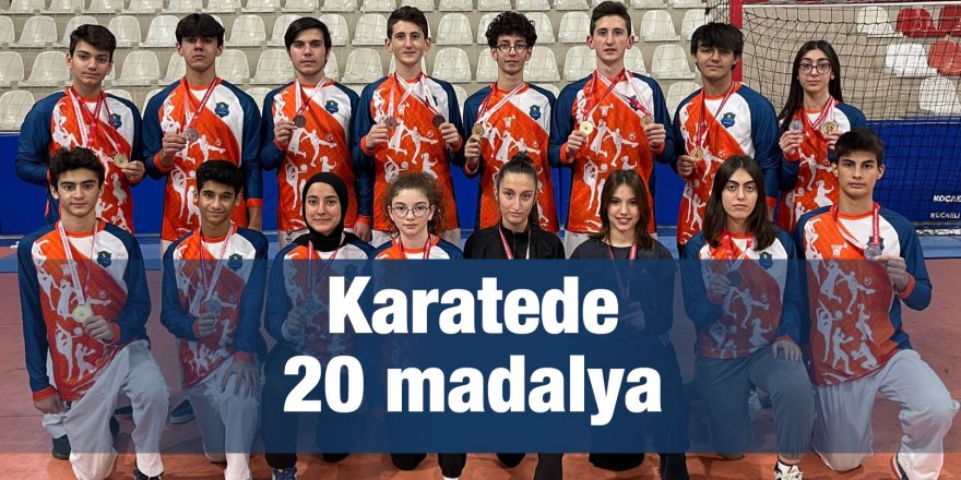 Karatede 20 madalya