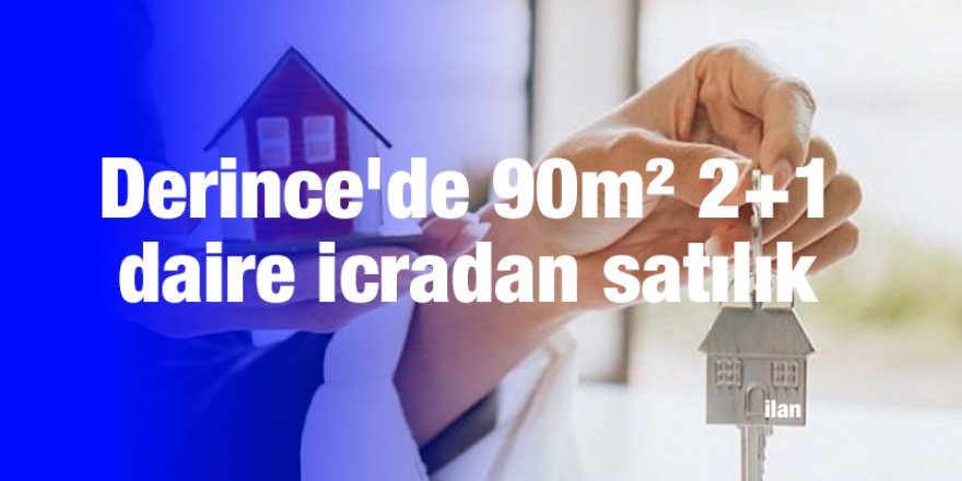 Derince'de 90m² 2+1 daire icradan satılık