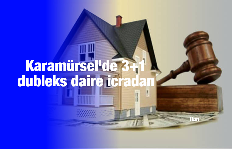 Karamürsel'de 3+1 dubleks daire icradan satılık