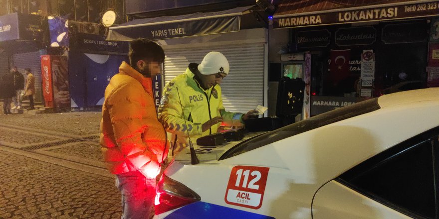 Alkollü yakalanan sürücünün ehliyetine el konuldu