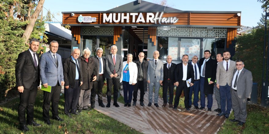 12 ilçenin muhtarlarıyla bir araya gelindi