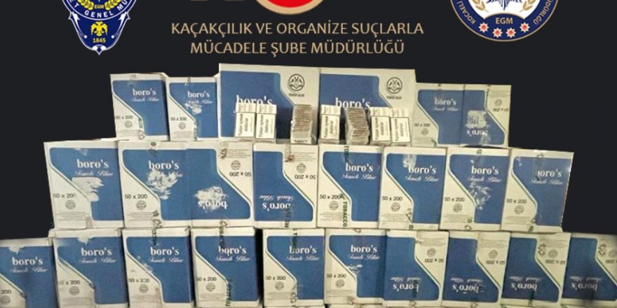 İşyerine kaçak sigara baskını!