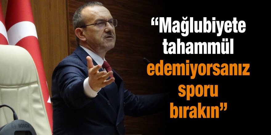 “Mağlubiyete tahammül edemiyorsanız sporu bırakın”