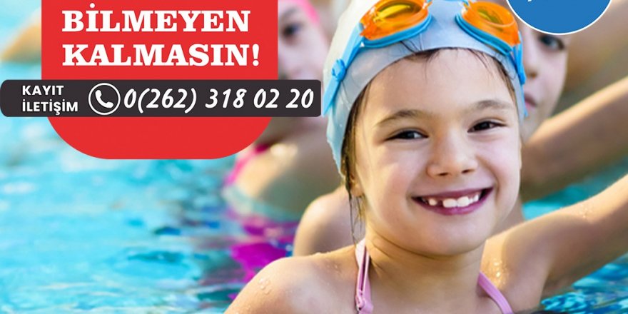 Çocuklar yarıyıl tatilinde yüzmeyi öğrenecek!