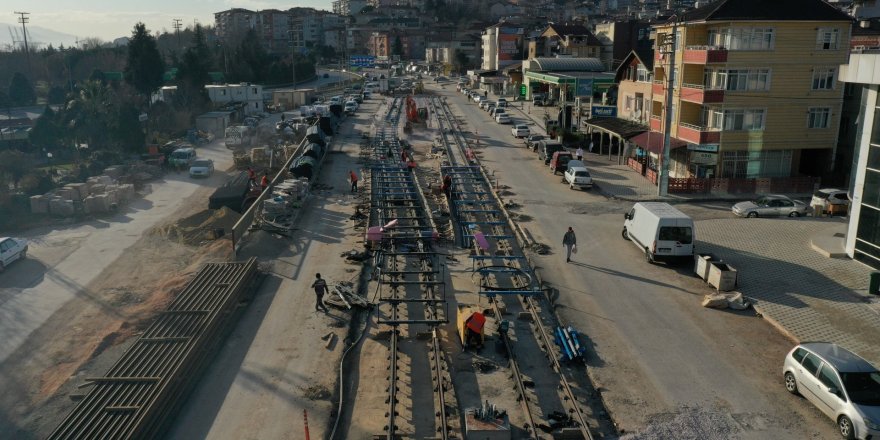 Kuruçeşme tramvayında sıra raylara geldi