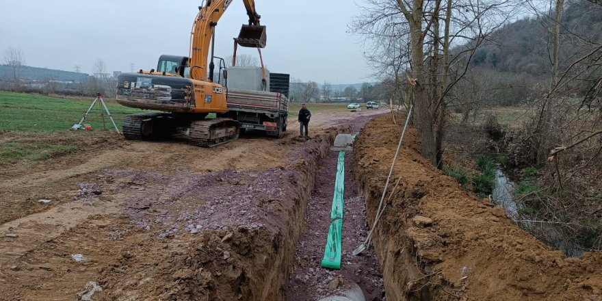 Sekbanlı bölgesi için yeni kanalizasyon kolektör hattı
