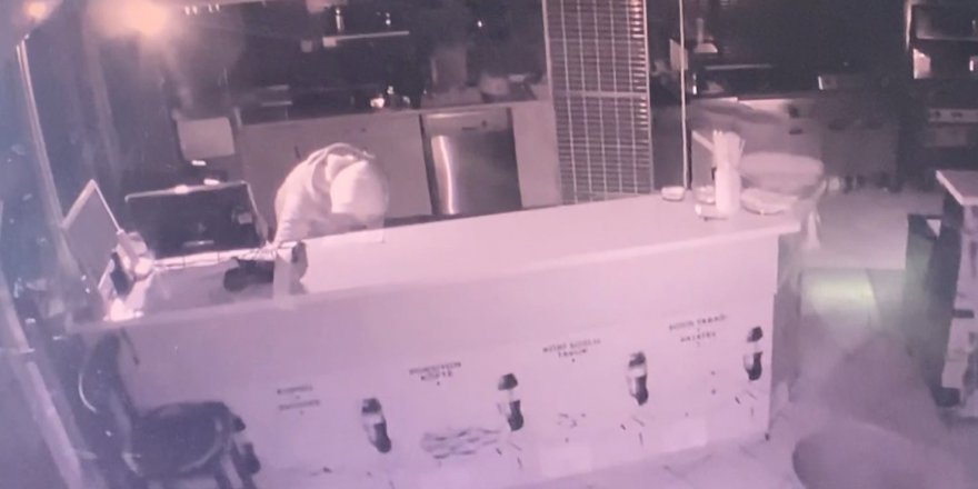 Hem motosikleti hem kaskı çaldı