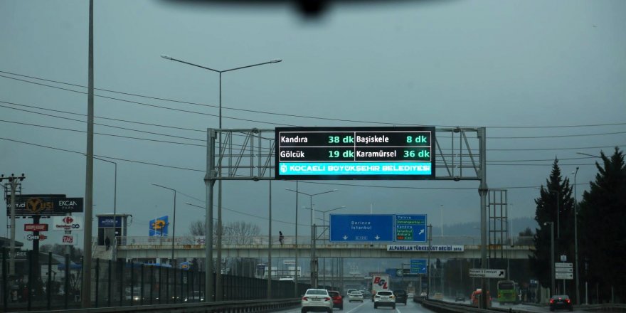 Trafikte sensörlü uygulama