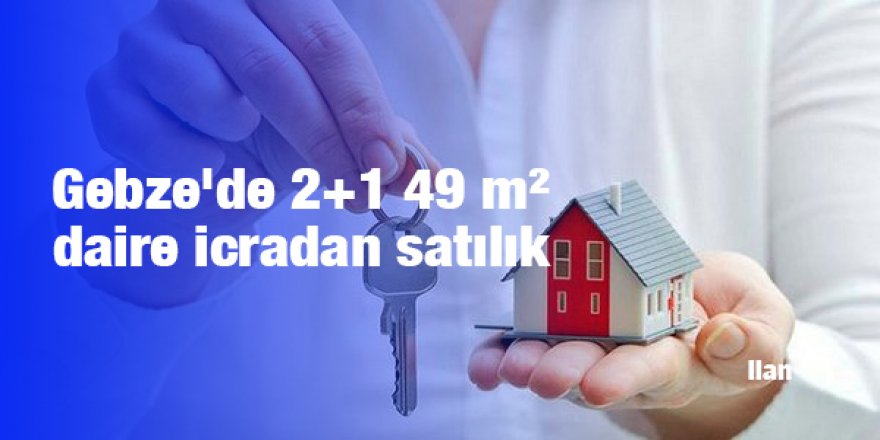 Gebze'de 2+1 49 m² daire icradan satılık