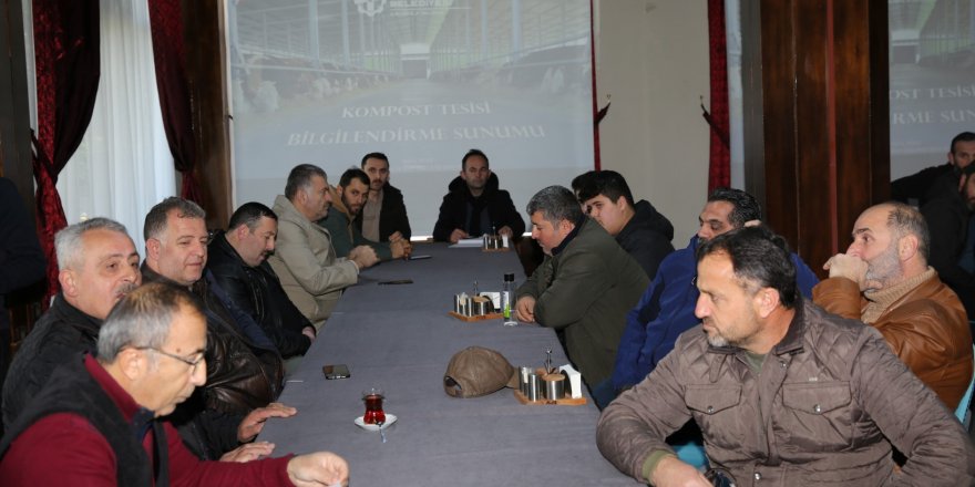 Kompost tesisi için ilk adım atıldı