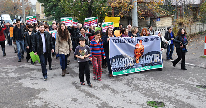 Körfez’de amonyak tankı istemiyorlar