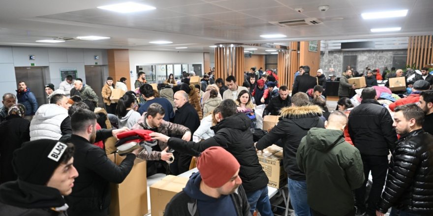 Depremzedeler için tek yürek oldular