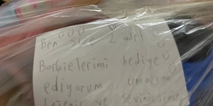 Küçük kızın notu yürekleri ısıttı
