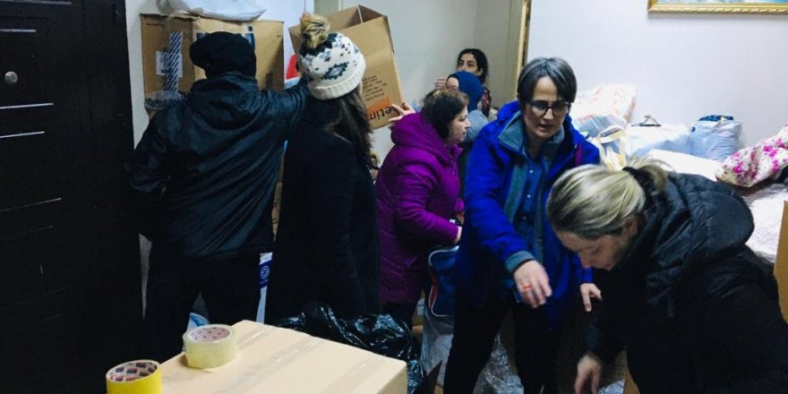 Yenikent Mahallesi’nden yardım tırı yola çıktı