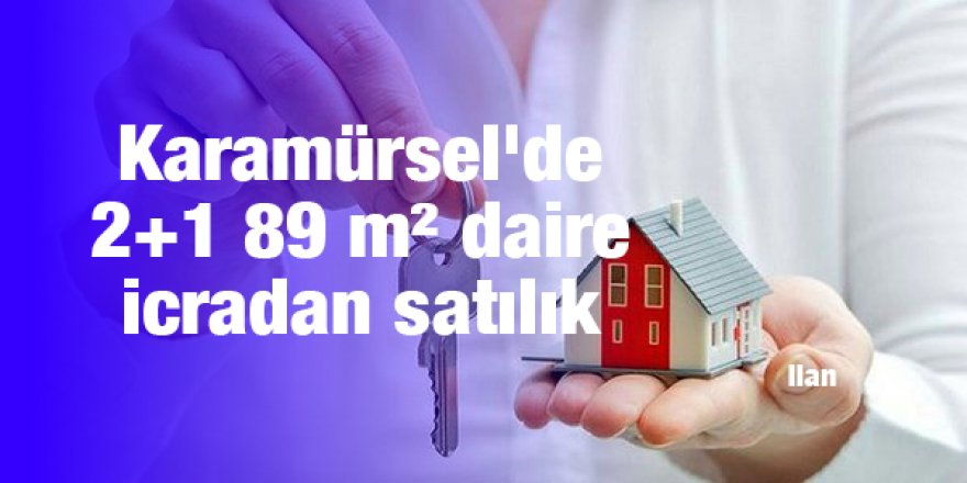 Karamürsel'de 2+1 89 m² daire icradan satılık