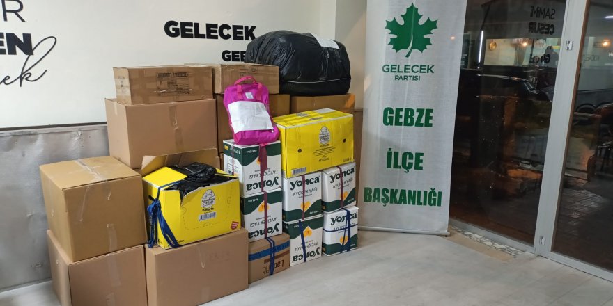 Gelecek Partisi’nden Kardeş aile” kampanyası