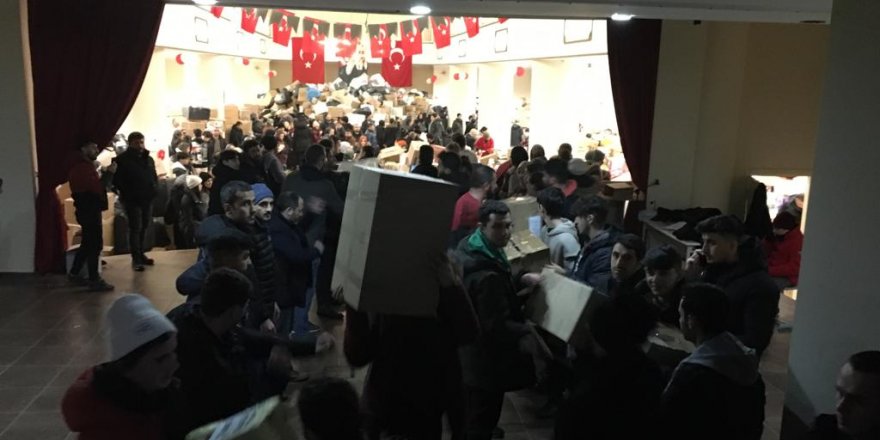 Milli Eğitim Müdürlüğü deprem için tek yürek