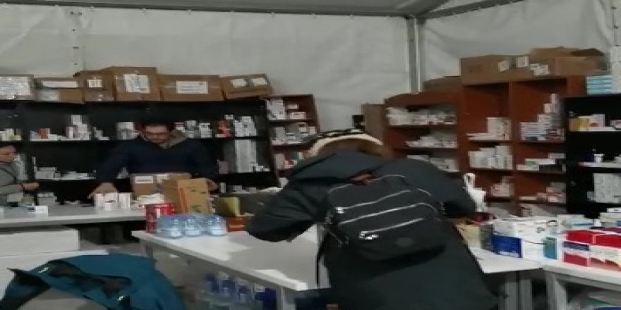 Kocaeli Eczacılar odası sahra eczanesi kurdu