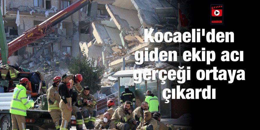 Kocaeli'den giden ekip acı gerçeği ortaya çıkardı