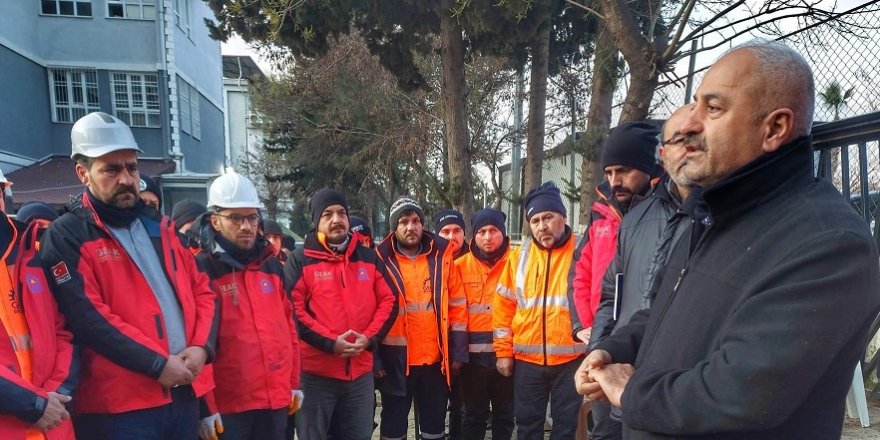 Gebze ekipleri Defne’de teyakkuzda