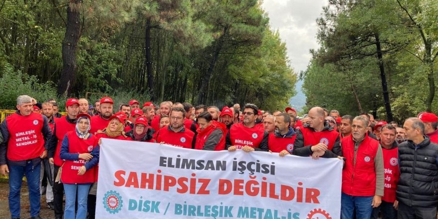 Elimsan işçileri 5 aydır maaş alamadılar