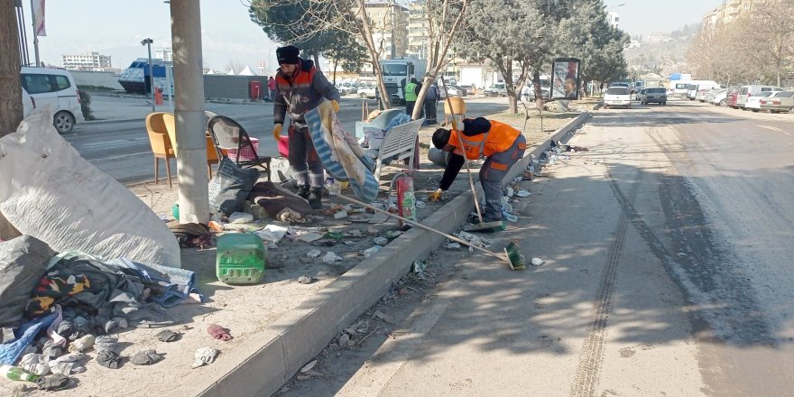 Kahramanmaraş'ın temizliği ekiplere emanet
