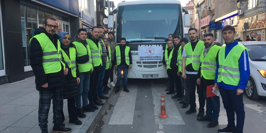 Berberler odası deprem bölgesine gitti