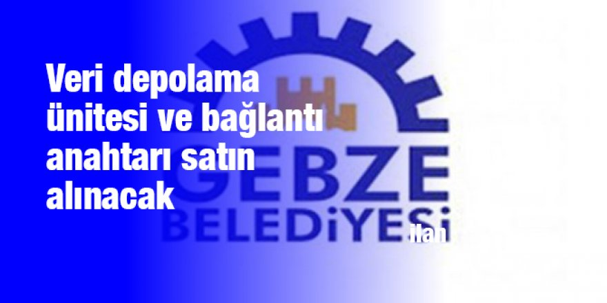 Veri depolama ünitesi ve bağlantı anahtarı satın alınacak