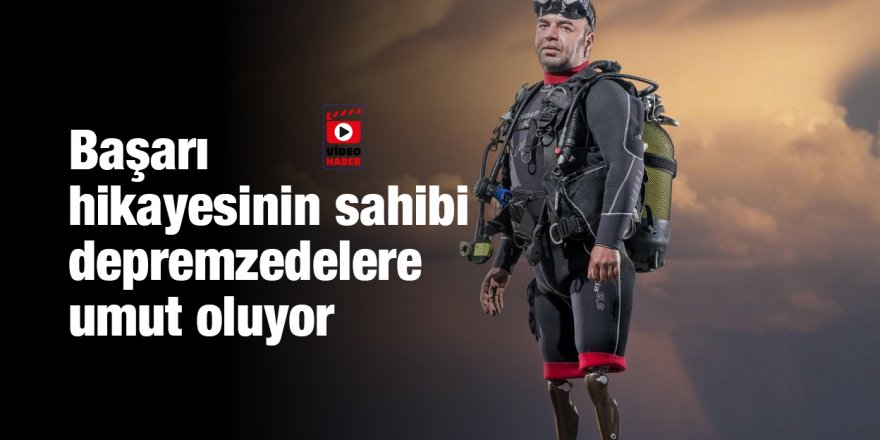 Başarı hikayesinin sahibi depremzedelere umut oluyor