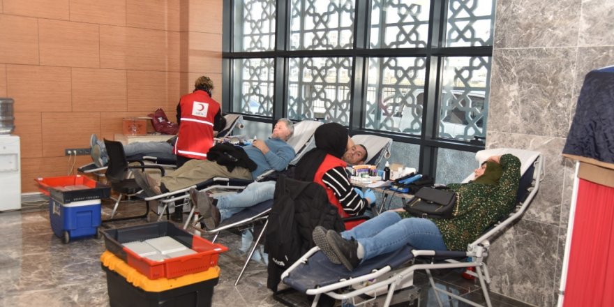 Altıncı kez kan bağışı kampanyası düzenledi