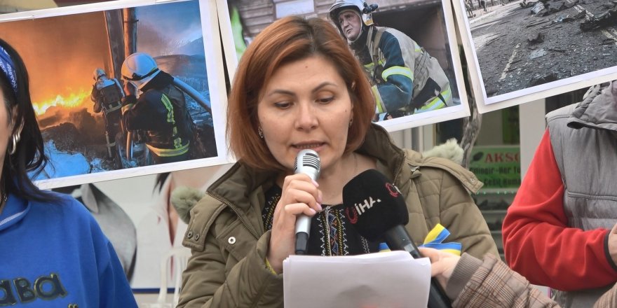 “Bu zor günlerde bizim Ukrayna halkımızın kalbi sizinledir”