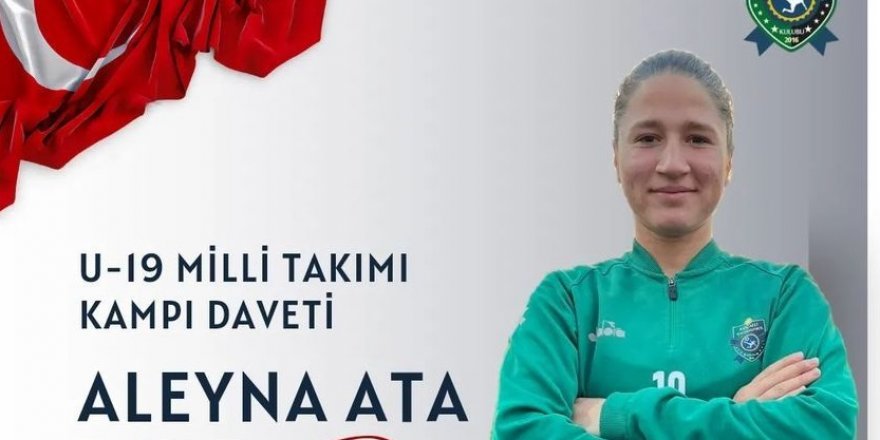 Aleyna Ata da U19 milli takımında