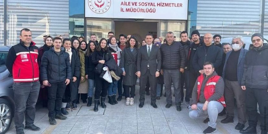 Kocaeli Aile ve Sosyal Hizmetler İl Müdürlüğü Hatay’da sahada