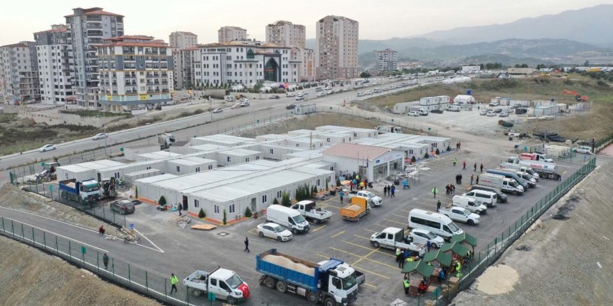 20 günde inşa edilen hastane hizmete başladı