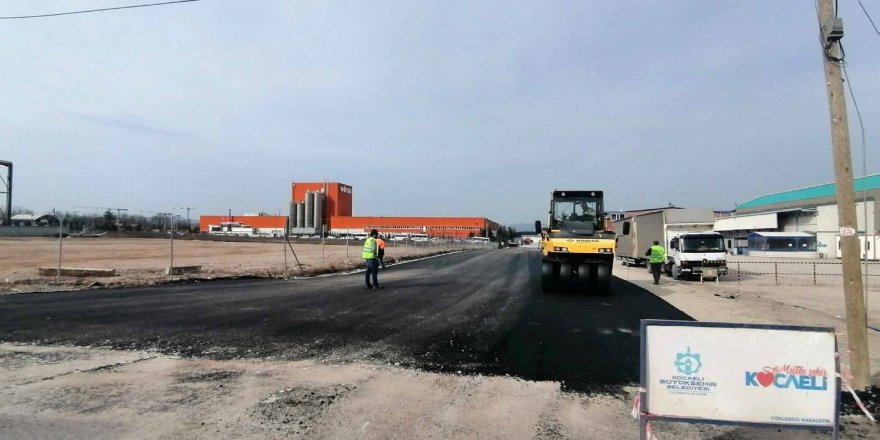 Fabrikalar bölgesindeki sokaklar asfaltlandı