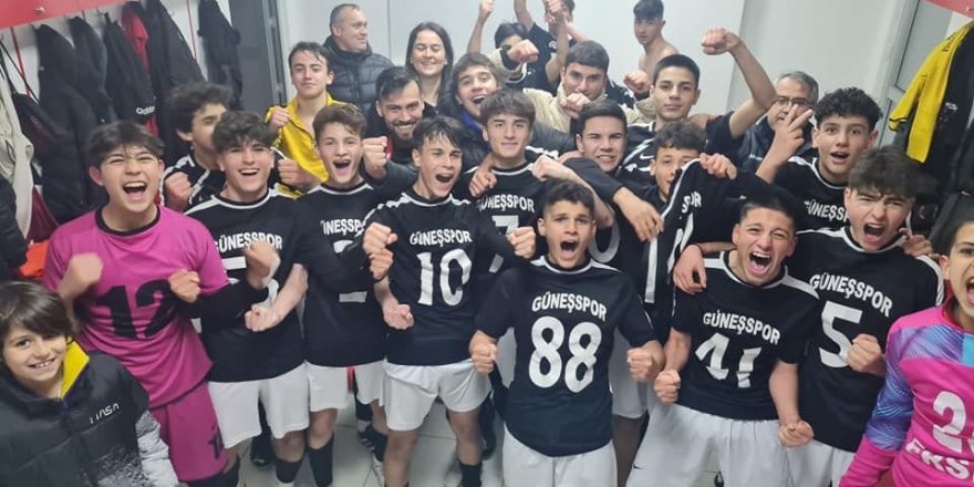 Güneşspor’un gençleri Kullarspor’u devirdi: 1-2