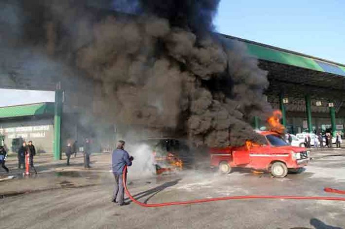 Otobüs Terminali’nde tatbikat