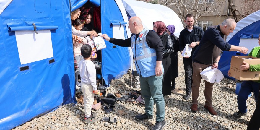 Çadır kentte 8 Mart kutlaması