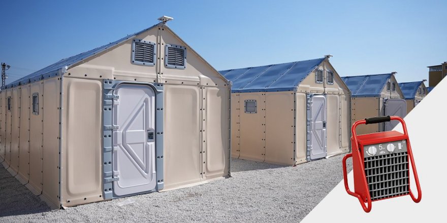 Systemair AB depremzedelere özel bir haftada bin ısıtıcı üretti