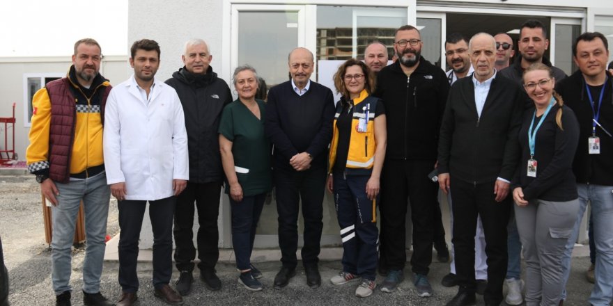 Bakan Bilgin’den, hastaneyi inceledi