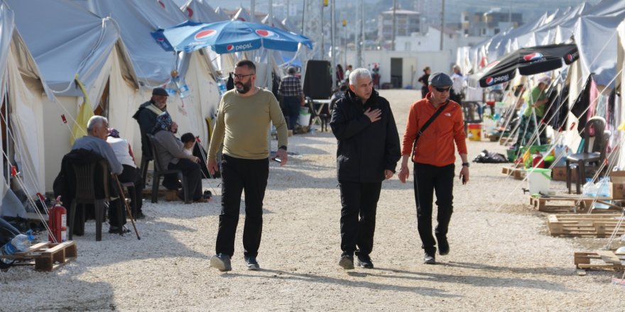 Gündoğdu, deprem bölgesine gitti