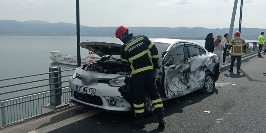 Osmangazi Köprüsü'nde kaza