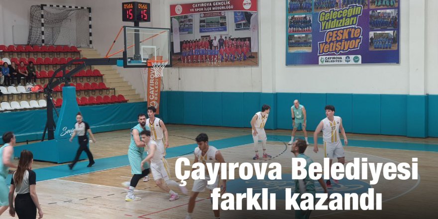 Çayırova Belediyesi farklı kazandı