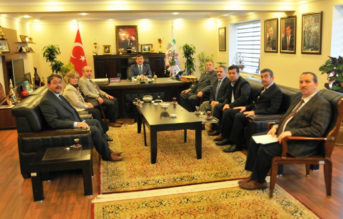 Kent konseyinden protokolü ziyaret etti