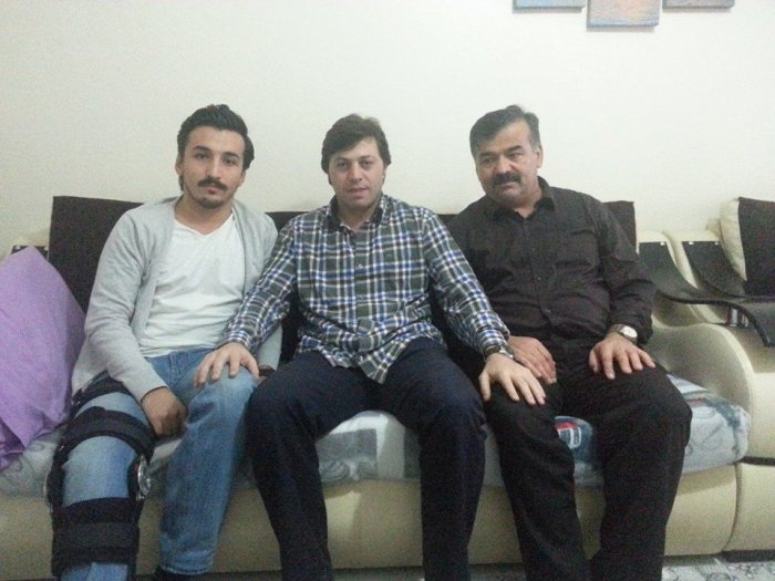 Başkan Malkoç’tan Halil’e  geçmiş olsun ziyareti