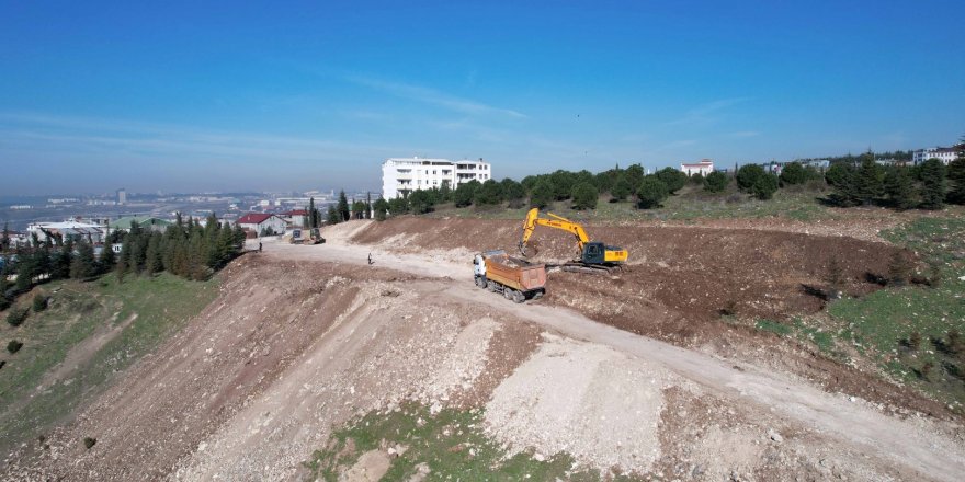 Hastane Yolu inşaatı devam ediyor