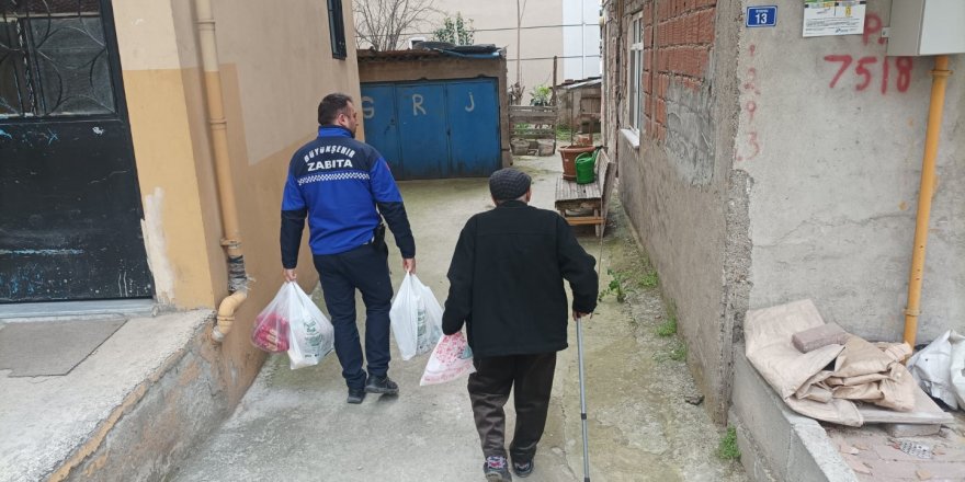 Büyükşehir Zabıtası, yalnız bırakmadı